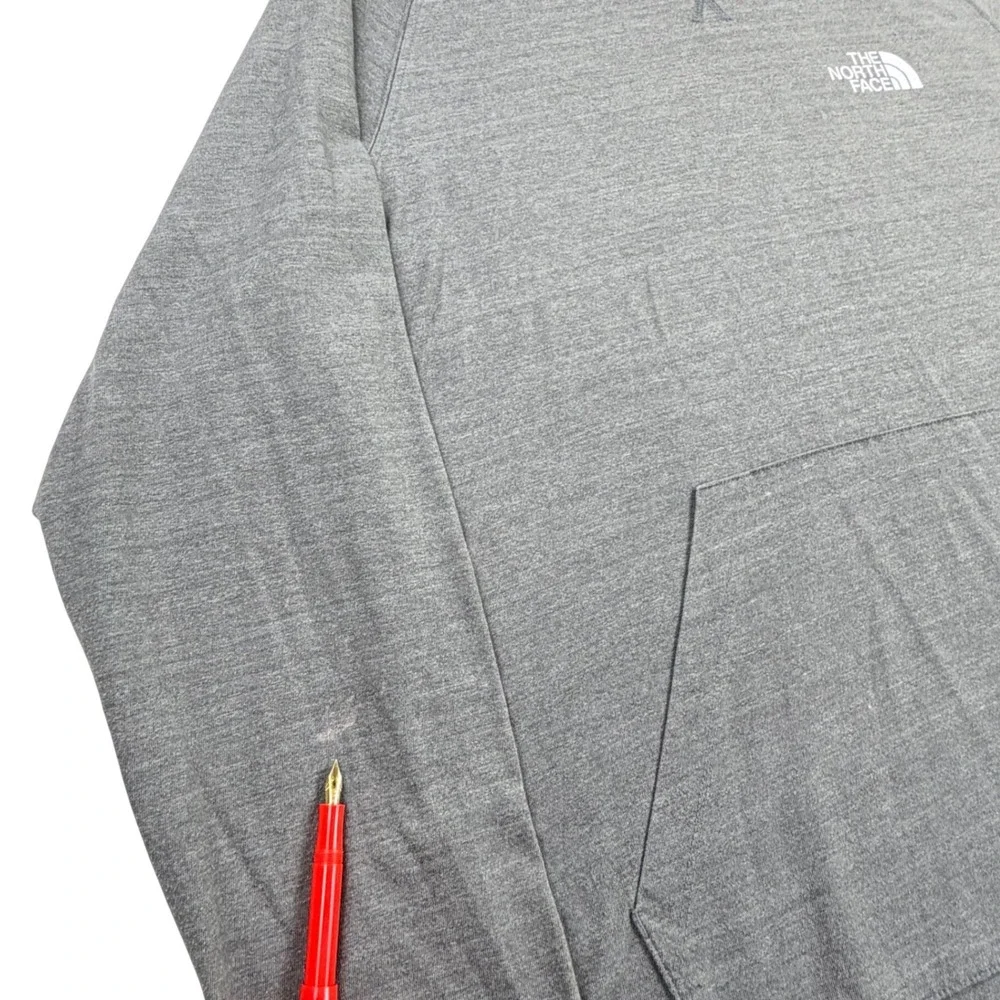 The North Face Hoodie Men Large Gray Classic Fit Outdoor Casual Streetwear